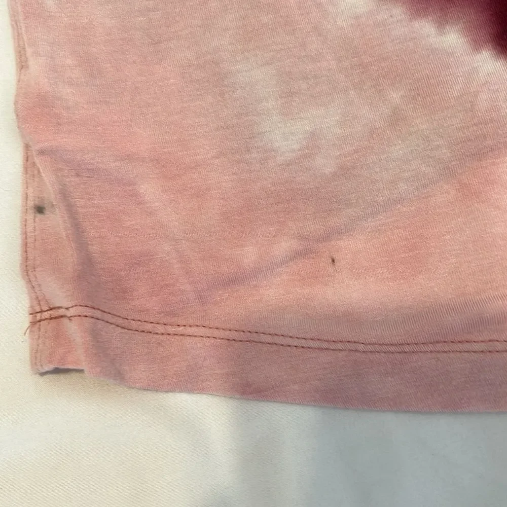 American Eagle size S short sleeve tie dye tunic longer in back EUC